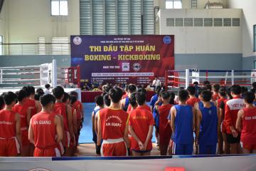 Chương trình thi đấu tập huấn Boxing - Kickboxing với nhiều pha tranh tài hấp dẫn của  200 võ sĩ 