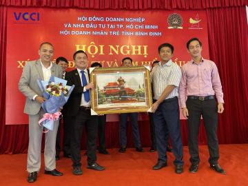 HBC –Hội Đồng Doanh nghiệp và Nhà đầu tư TP HCM và Hội Doanh nhân trẻ tỉnh Bình Định ký kết Xúc tiến thương mại 