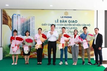 Nhà ở xã hội hiếm hoi bàn giao sổ hồng chỉ sau 3 tháng: Dấu ấn pháp lý và uy tín của Lê Phong Group