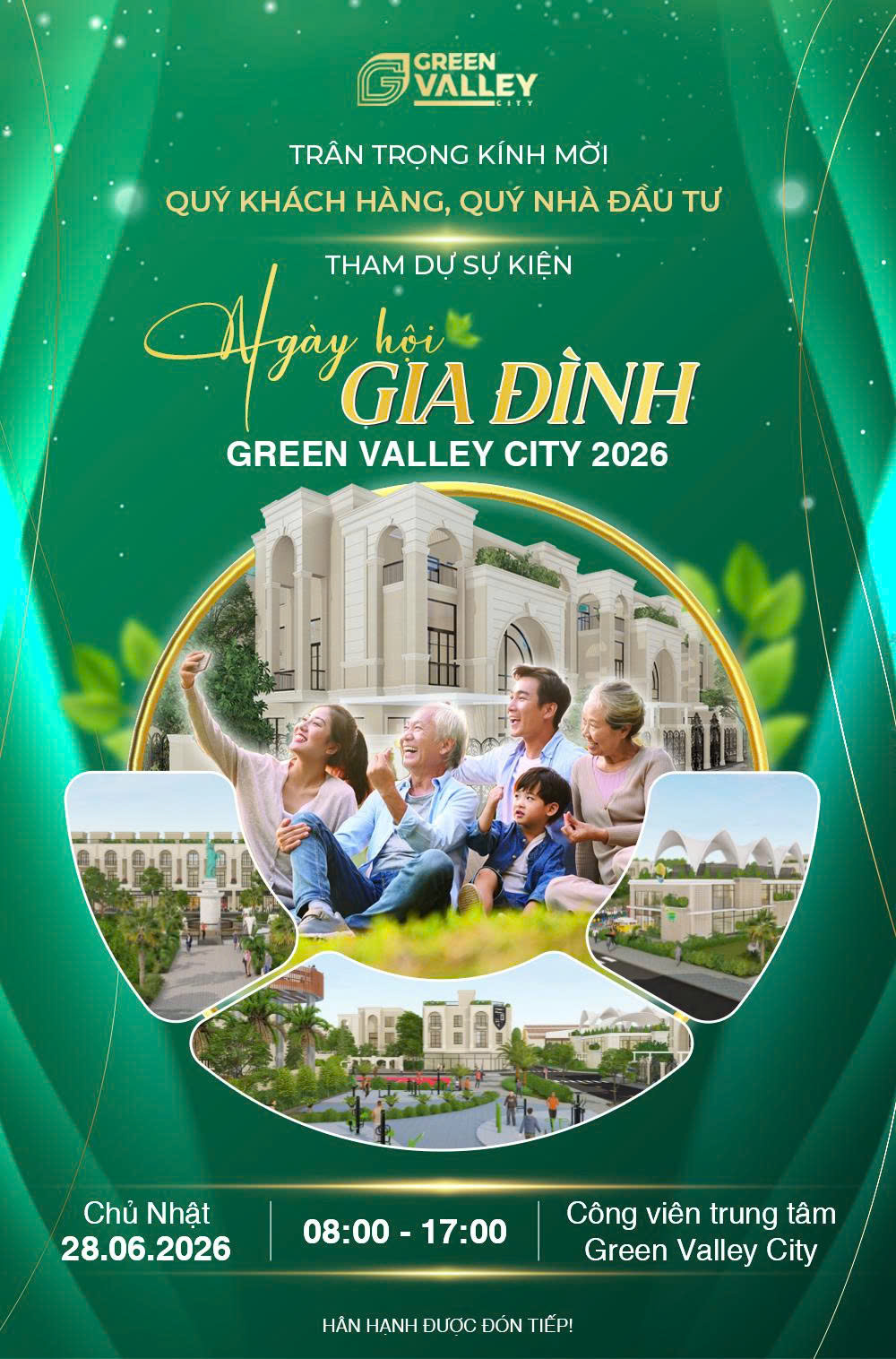 Green Valley City đón dòng vốn mới: Khi bất động sản tạo dòng tiền trở thành tâm điểm tại Ngày hội Gia đình 2026