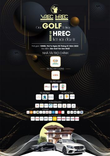 2 câu lạc bộ bất động sản VREC và HREC  tổ chức giải golf huy động quỹ xây cầu từ thiện